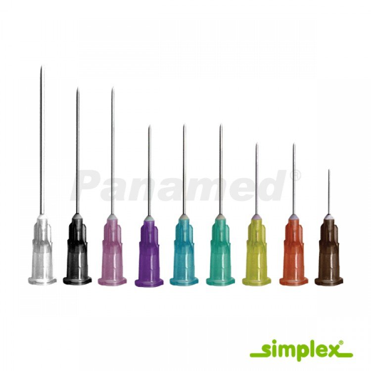 Simplex Disposable Needles, 100's